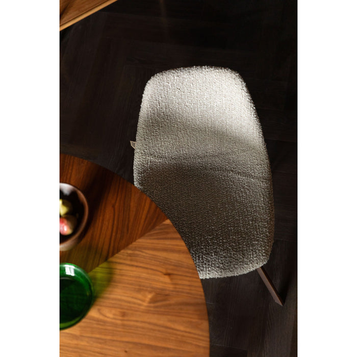 Dutchbone Franky Eetkamerstoelen Bouclé Beige - Set van 2