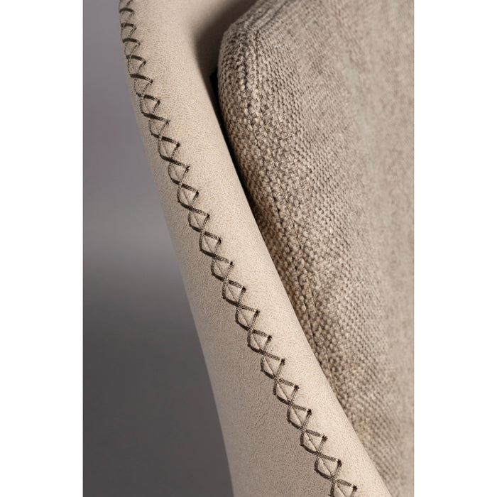 Dutchbone Wakefield Eetkamerstoelen Ivory - Set van 2 - Beige