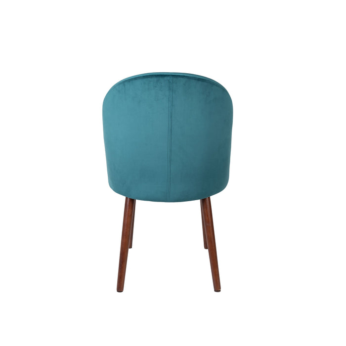 Dutchbone Barbara Eetkamerstoelen Blauw - Set van 2