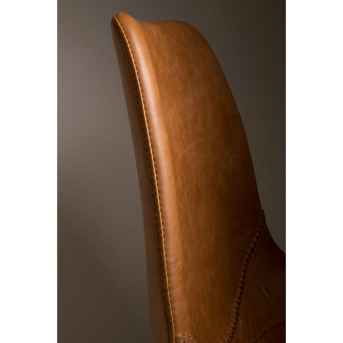 Dutchbone Franky Eetkamerstoelen Bruin - Set van 2
