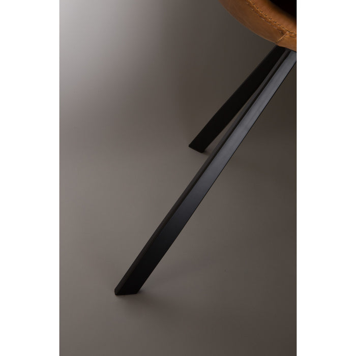 Dutchbone Franky Eetkamerstoelen Bruin - Set van 2