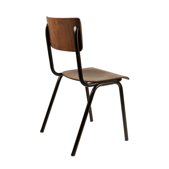 Dutchbone Scuola Eetkamerstoelen - Set van 4 - Bruin