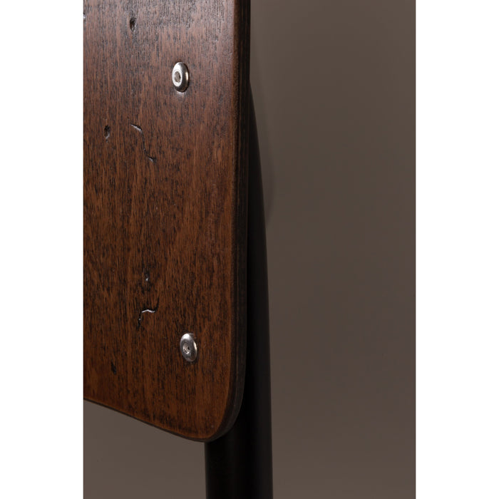 Dutchbone Scuola Eetkamerstoelen - Set van 4 - Bruin