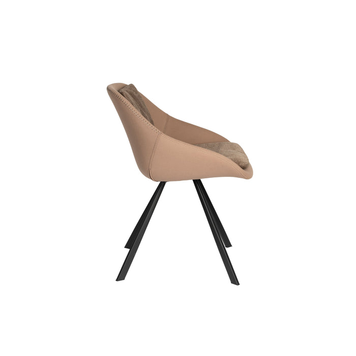 Dutchbone Wakefield Eetkamerstoelen Beige - Set van 2