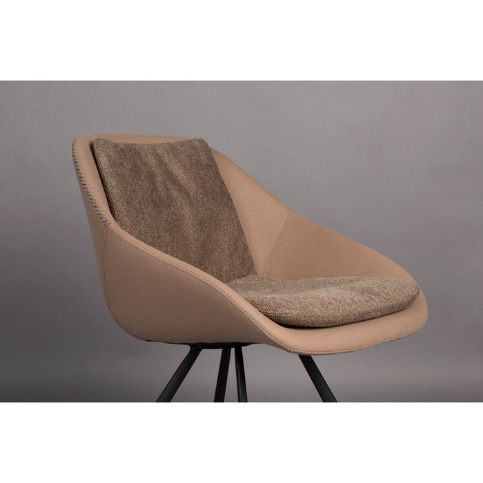 Dutchbone Wakefield Eetkamerstoelen Beige - Set van 2