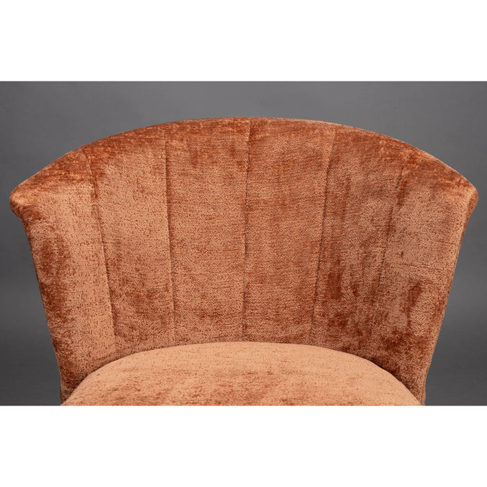 Dutchbone Georgia Eetkamerstoelen Terracotta - Set van 2