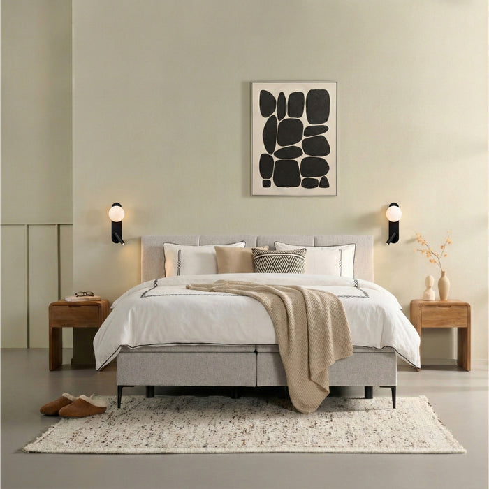 Nachtkastje Laros Bruin|Hout - Mango|Hout - Noten