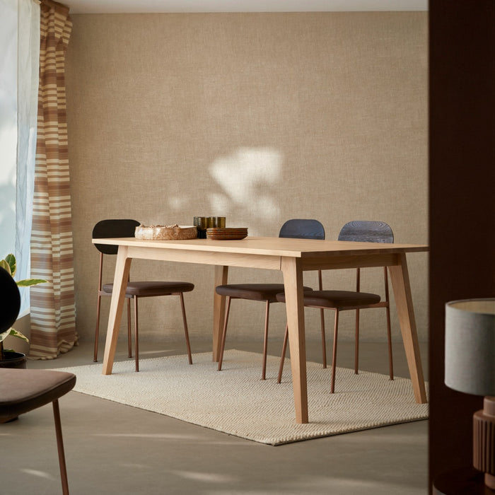 Tikamoon - Tafel van eikenhout 180x90 Esmée