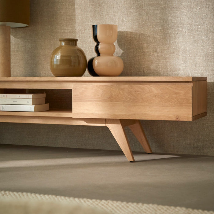 Tikamoon - Eikenhouten tv-meubel 180 Esmée