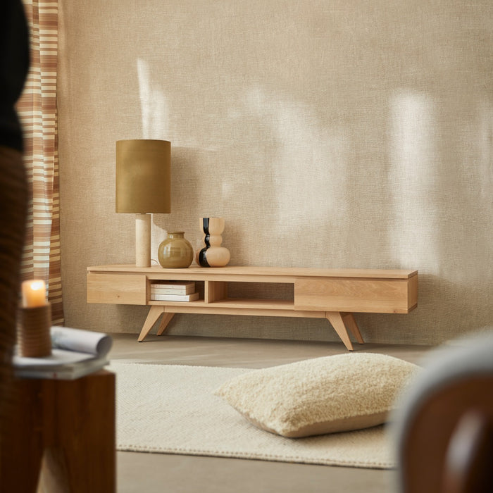 Tikamoon - Eikenhouten tv-meubel 180 Esmée