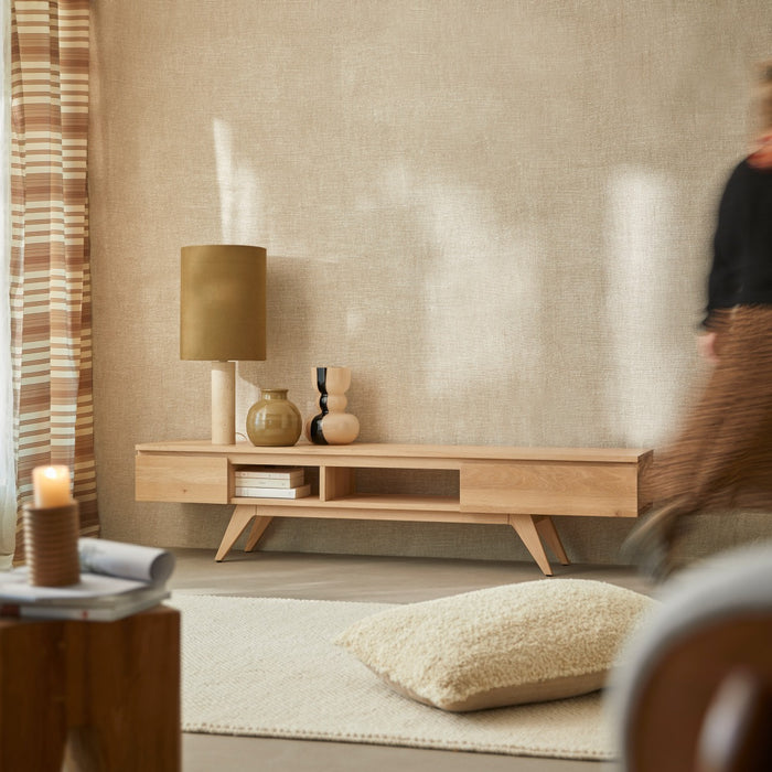 Tikamoon - Eikenhouten tv-meubel 180 Esmée