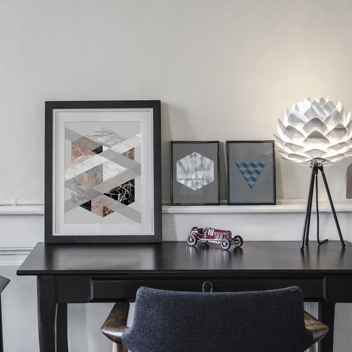 Umage Silvia Mini tafellamp Ø32 zwart onderstel, messing