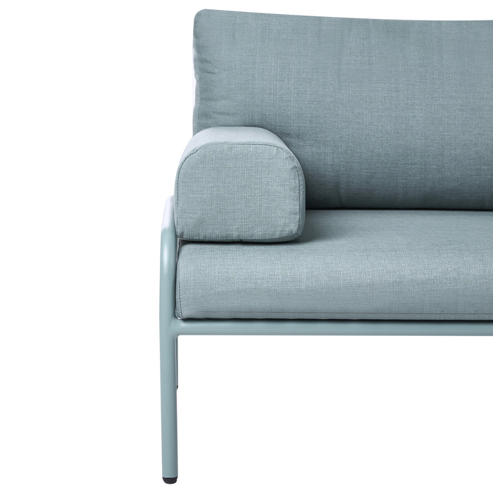 Beliani - SOLOFRA - Tuinbank 2-zits - Mintgroen - Aluminium