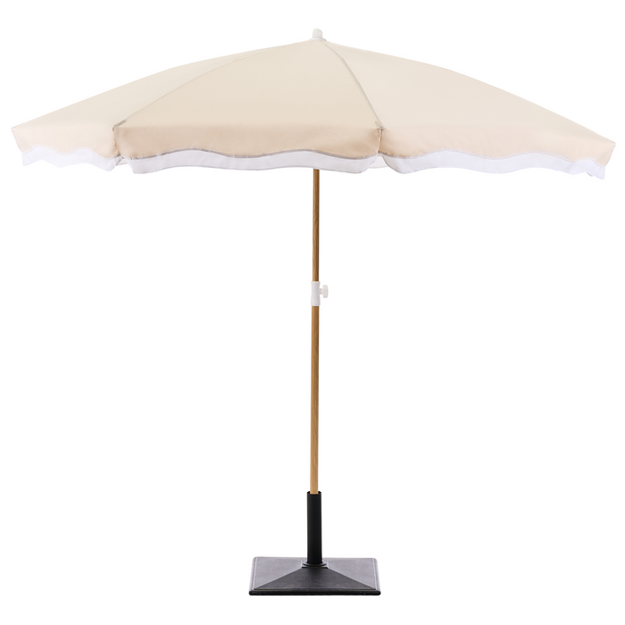 Beliani - SESTRIERE - Tuinparasol - Beige - 232 cm - Polyester