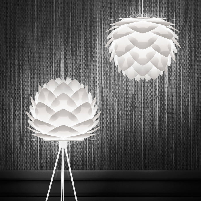 Umage Silvia Medium hanglamp Ø50 zwart snoer, wit