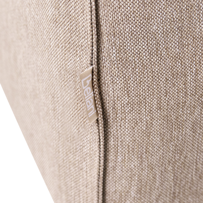 Beliani - PARORI - Tuinbank 3-zits - Beige - Linkszijdig - Olefine