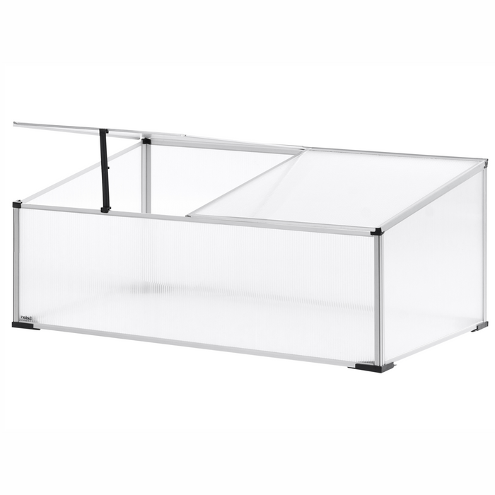 Beliani - SERIFOS - Tuinkas - Zilver - 41 cm - Polycarbonaat