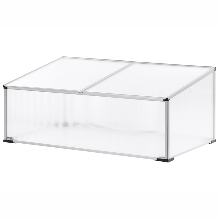 Beliani - SERIFOS - Tuinkas - Zilver - 41 cm - Polycarbonaat