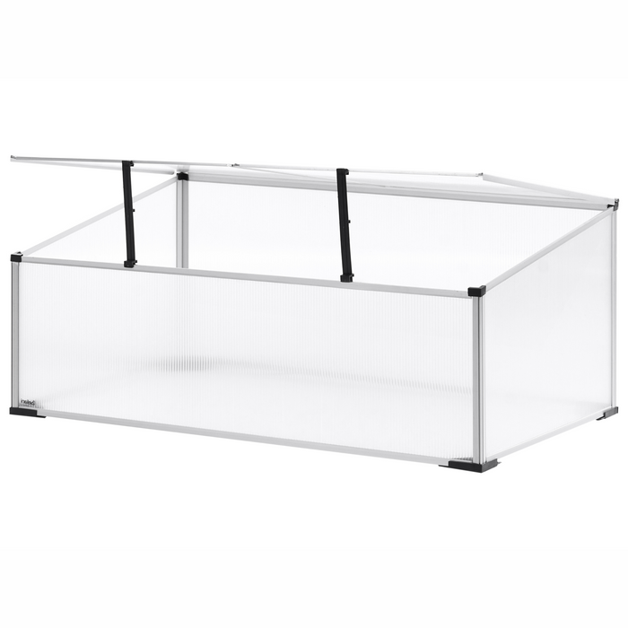 Beliani - SERIFOS - Tuinkas - Zilver - 41 cm - Polycarbonaat