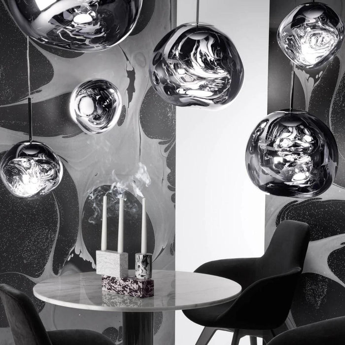 Melt Mini wandlamp LED smoke