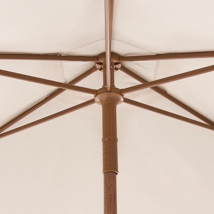 Beliani - MURASA - Tuinparasol - Beige - 258 cm - Polyester