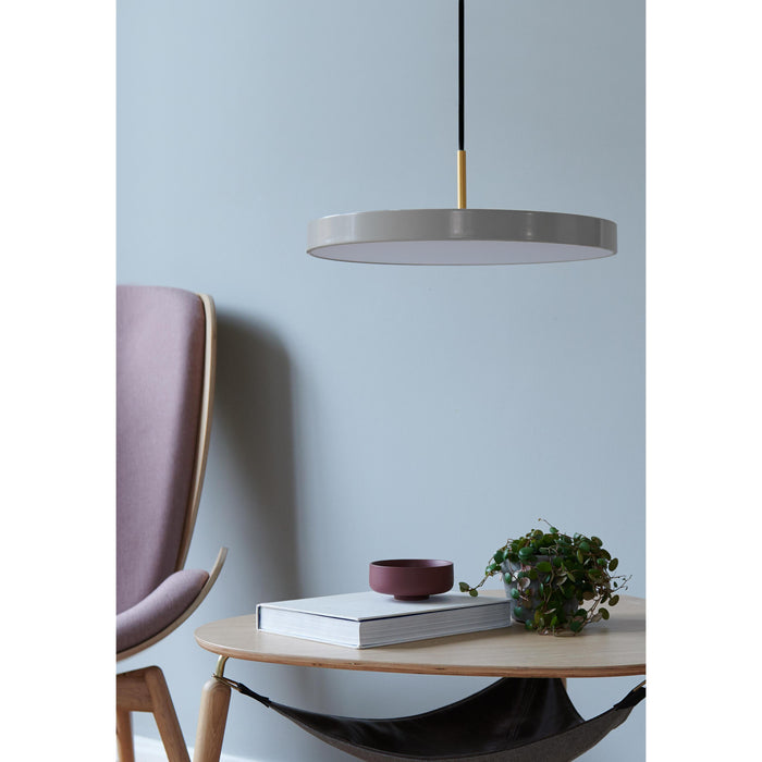 Umage Asteria hanglamp LED medium Ø43 zwart Ruby Red