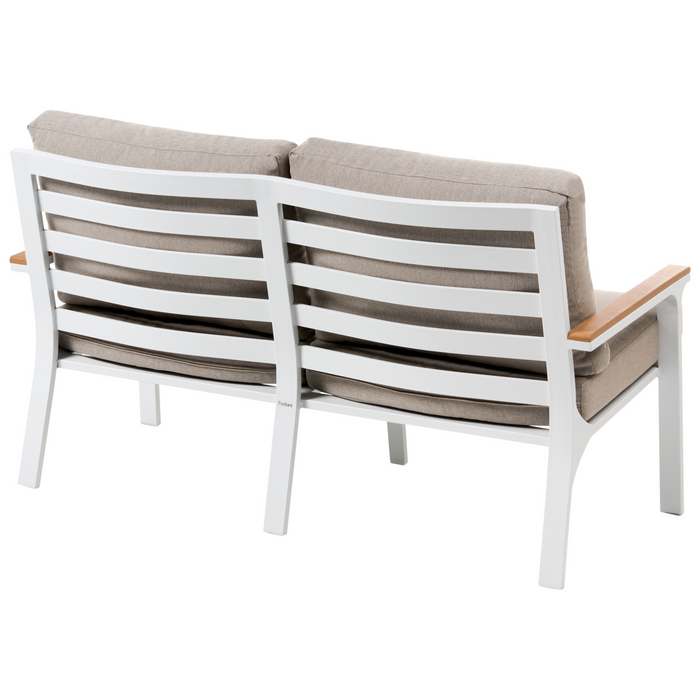 Beliani - ORERO - Loungeset 4-zits - Taupe - Aluminium