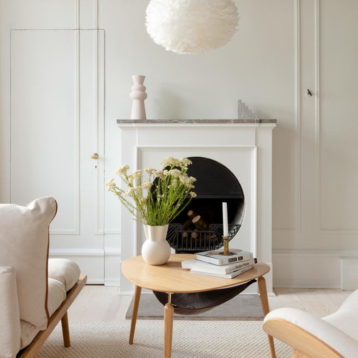 Umage Eos hanglamp medium Ø45 zwart snoer, lichtblauw