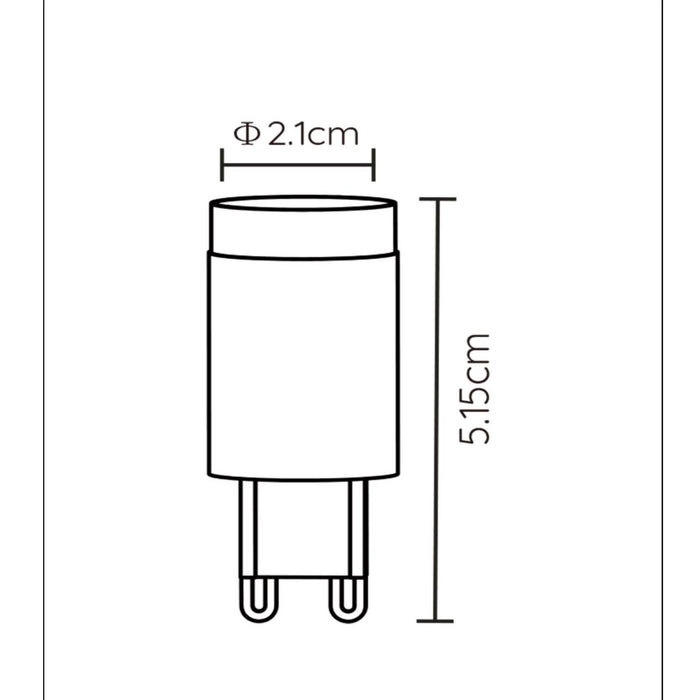Lucide G9 Led lamp - Wit (set van 3)