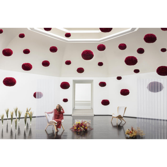 Umage Eos hanglamp mini Ø35 zwart snoer, lichtbruin