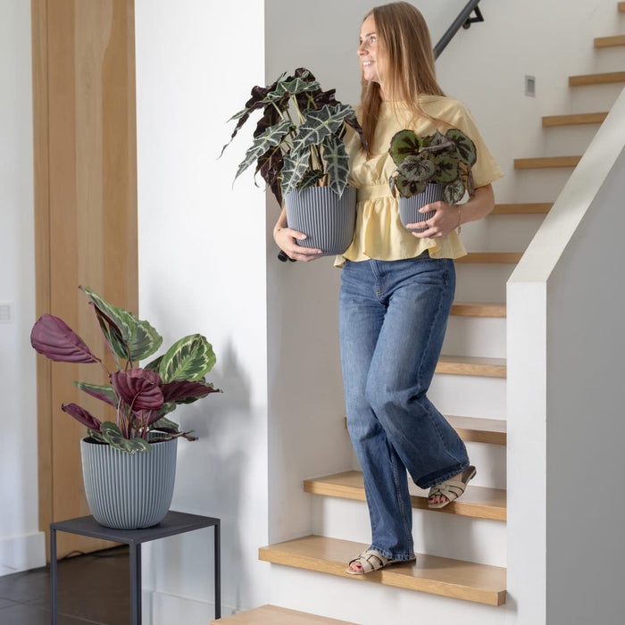 Capi Europe - Pot bol Groove 'made with' - 22x20 - Textiel grijs