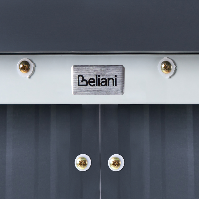 Beliani - AISONE - Tuinschuurtje - Grafietgrijs - Staal