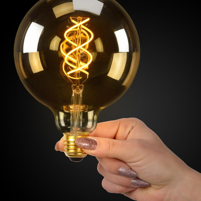 Lucide G125 Filament lamp - Amber (set van 2)