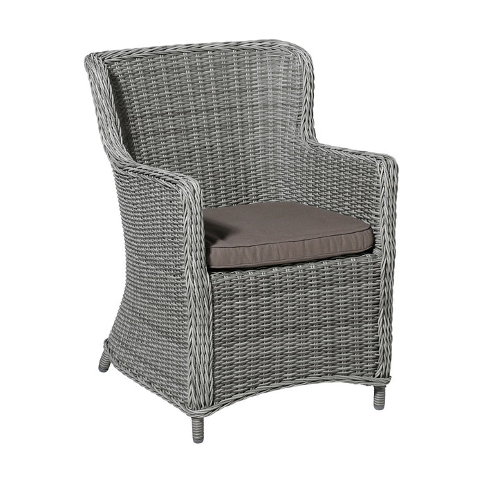 Madison - Zitkussen Wicker Rib liver - Ca. 48x48 cm - Set van 4