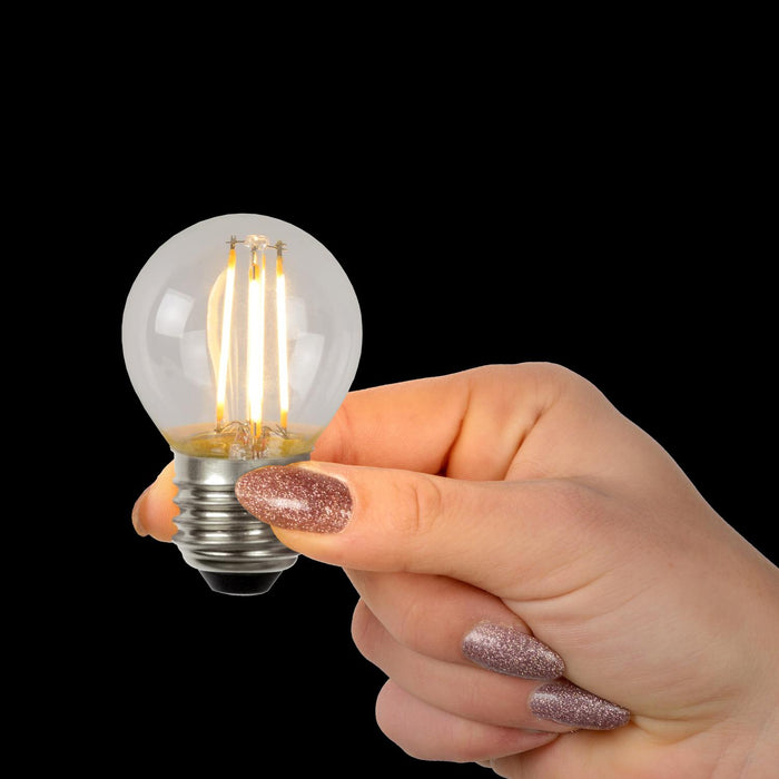 Lucide G45 Filament lamp - Transparant (set van 4)