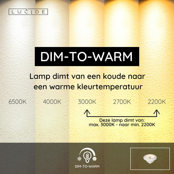 Lucide ES111 Led lamp - Wit (set van 4)