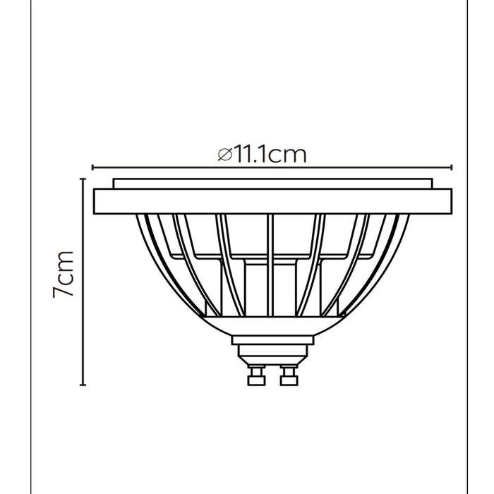 Lucide ES111 Led lamp - Wit (set van 4)