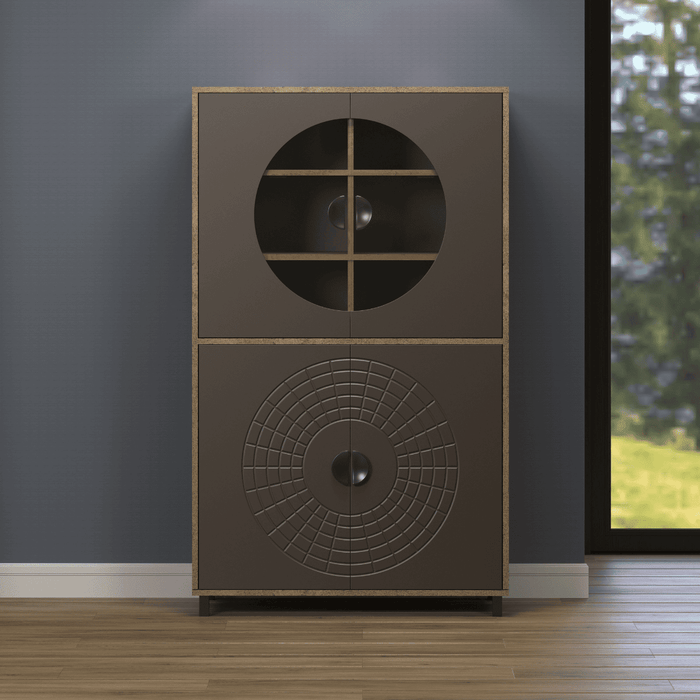 Calicosy - FusionWO Hoog dressoir - H163 cm - Licht hout