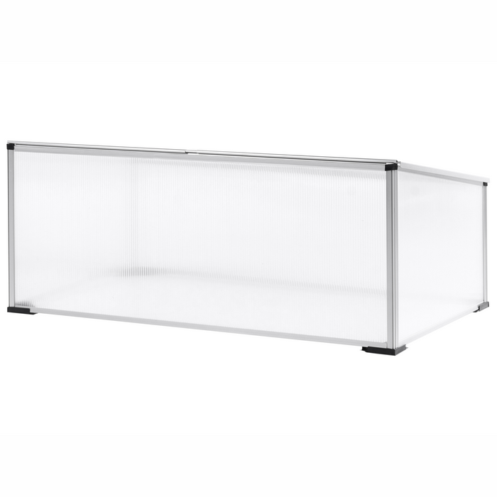 Beliani - SERIFOS - Tuinkas - Zilver - 41 cm - Polycarbonaat