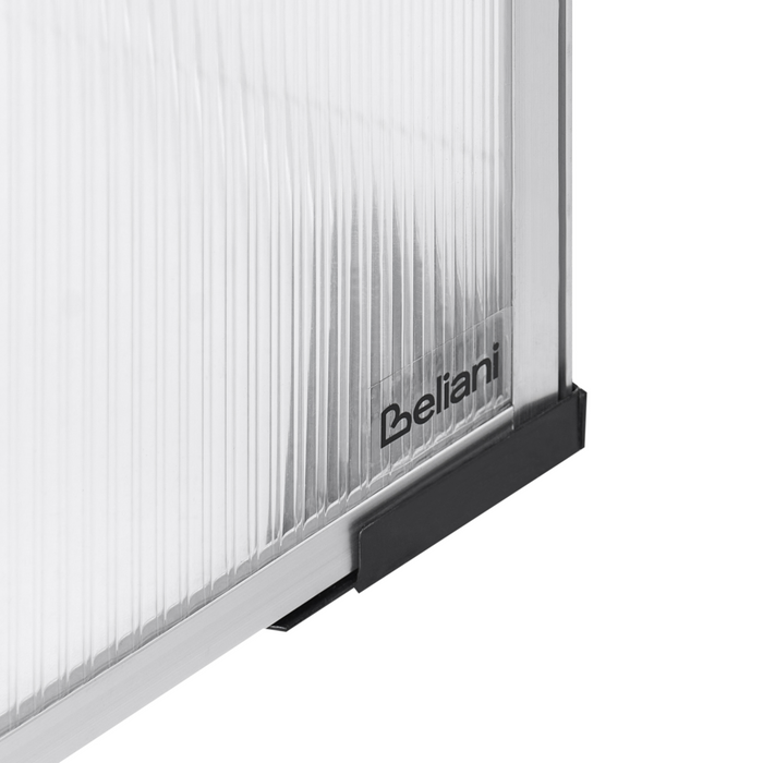 Beliani - SERIFOS - Tuinkas - Zilver - 41 cm - Polycarbonaat