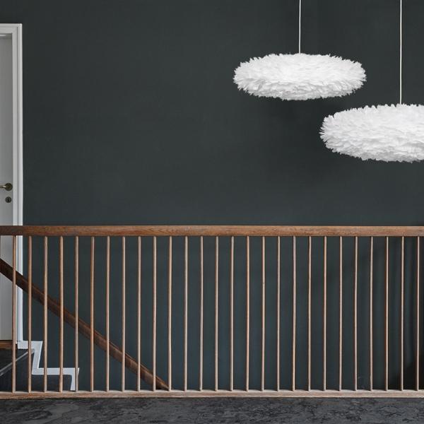 Umage Eos Esther hanglamp large 75x49 zwart snoer, wit