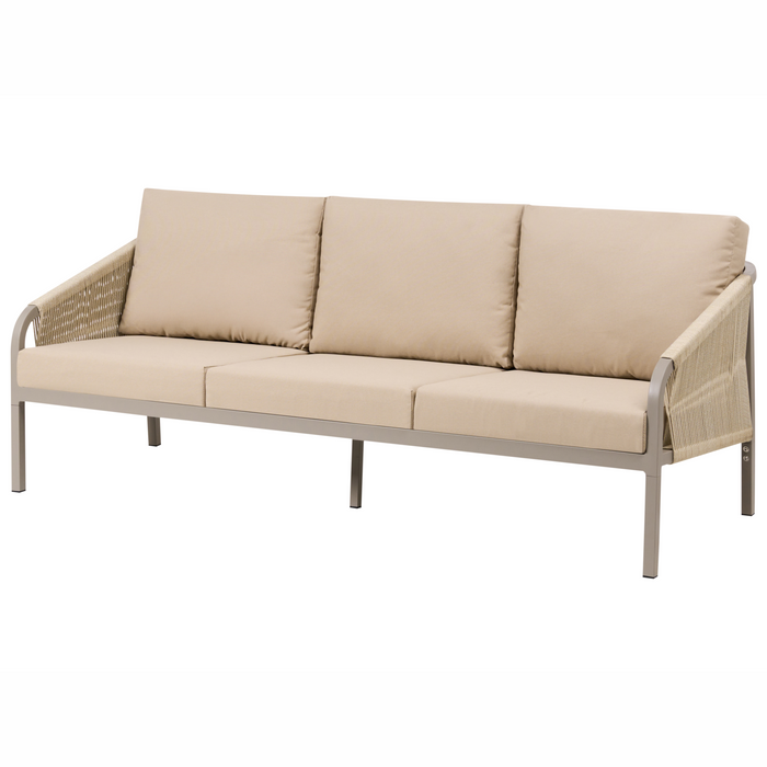 Beliani - MURATO - Loungeset 5-zits - Beige - Aluminium