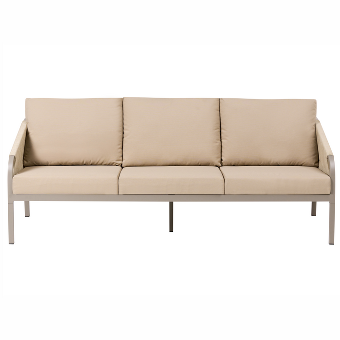 Beliani - MURATO - Loungeset 5-zits - Beige - Aluminium