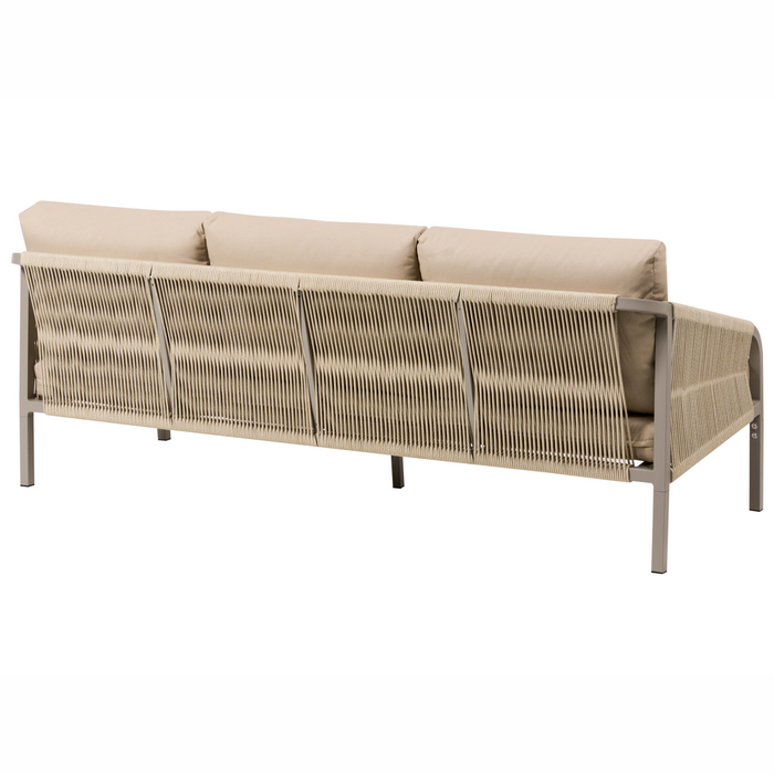 Beliani - MURATO - Loungeset 5-zits - Beige - Aluminium