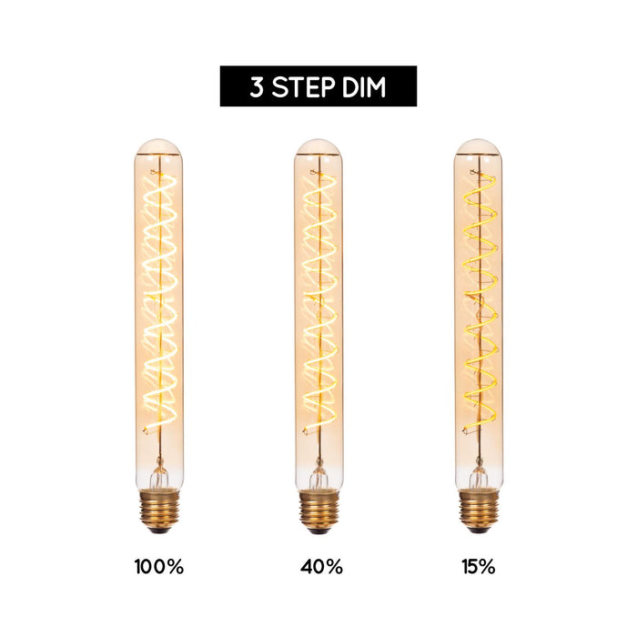 Lucide T32 Filament lamp - Amber (set van 4)