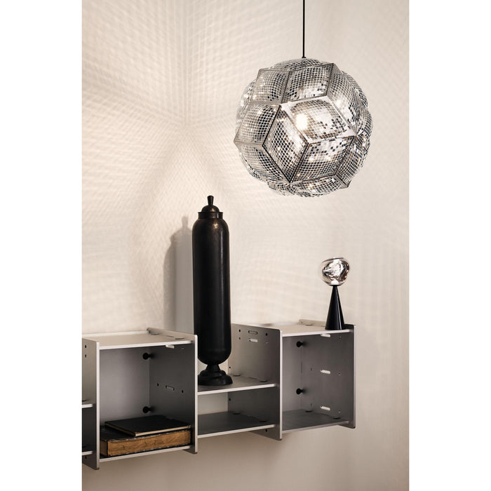 Puff Trio Round 3 cluster hanglamp Ø88 staal