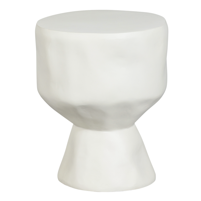 WOOOD Aur Bijzettafel - Polymeer - Naturel - 50x40x40