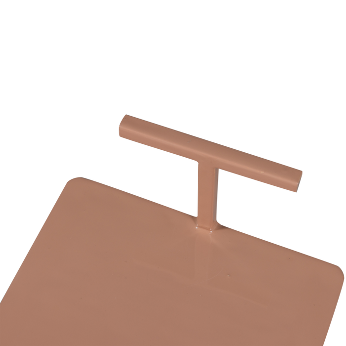 WOOOD Toste Bijzettafel - Metaal - Oud Roze - 64x22x22