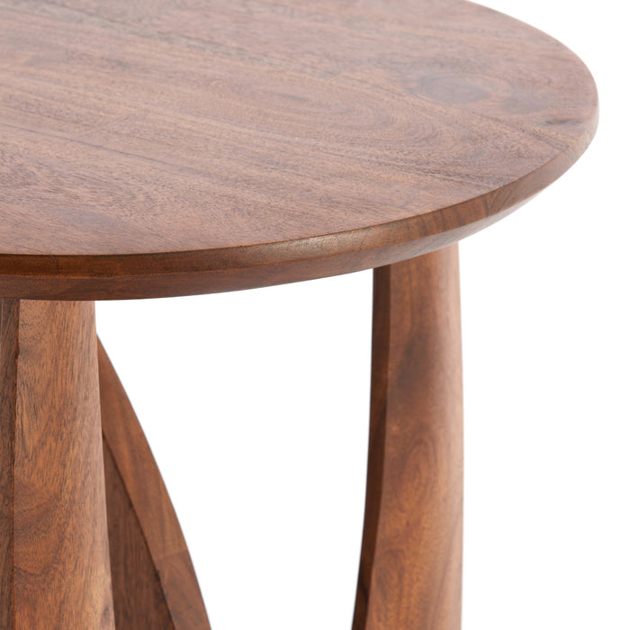 Light & Living - Bijzettafel DJAVANO - Ø45x50 cm - Bruin