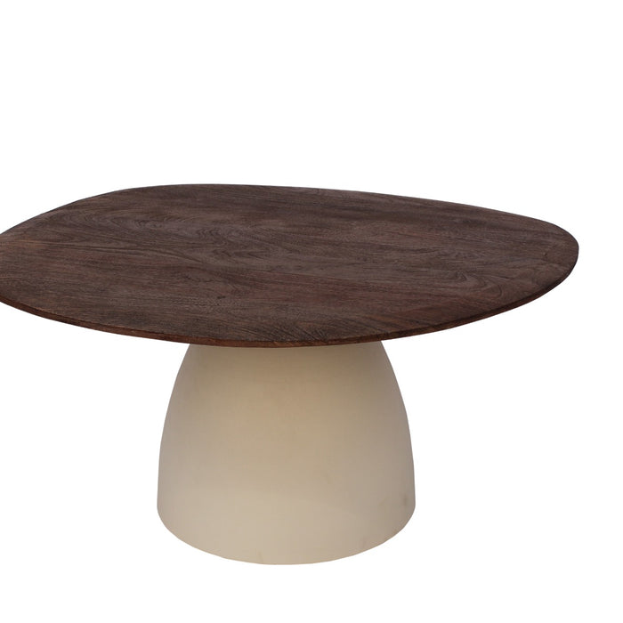 Brix - Salontafel Set Marron - Beige - Mangohout